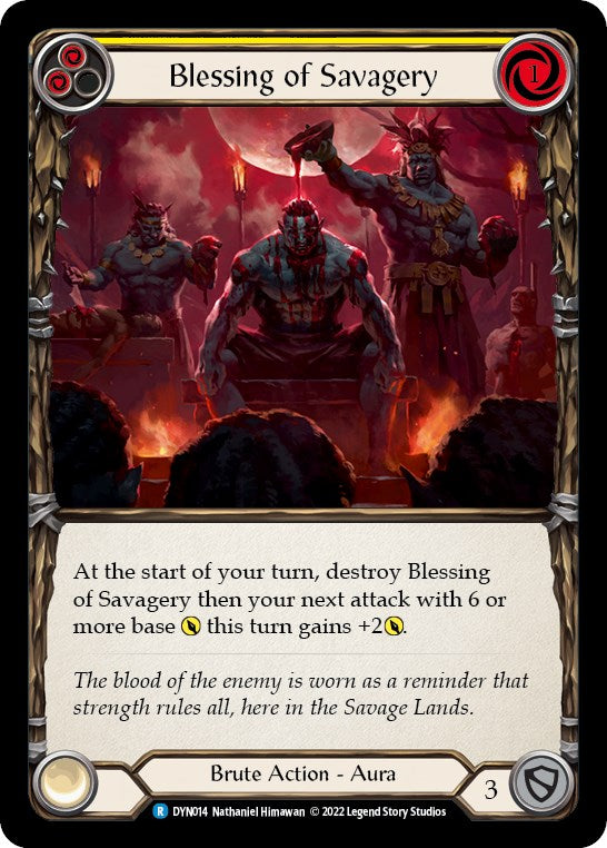 Blessing of Savagery (Yellow)