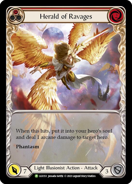 Herald of Ravages (Extended Art) (Red) - LGS153