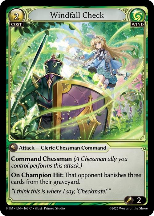 Windfall Check (Curio Foil)