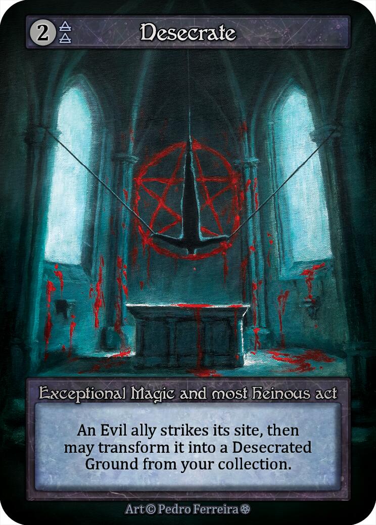 Desecrate