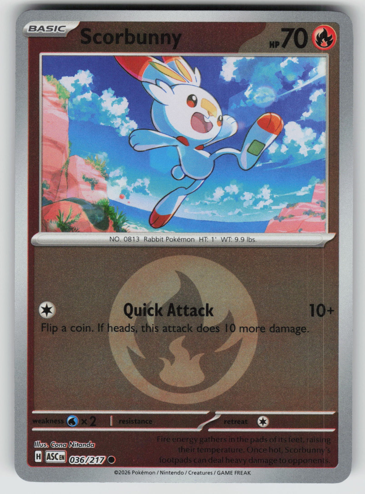Scorbunny - 036/217 (Energy Symbol Pattern)
