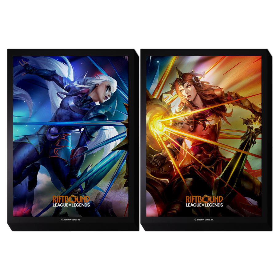 Riftbound TCG: Vendetta Art Sleeves - Diana vs Leona 100CT