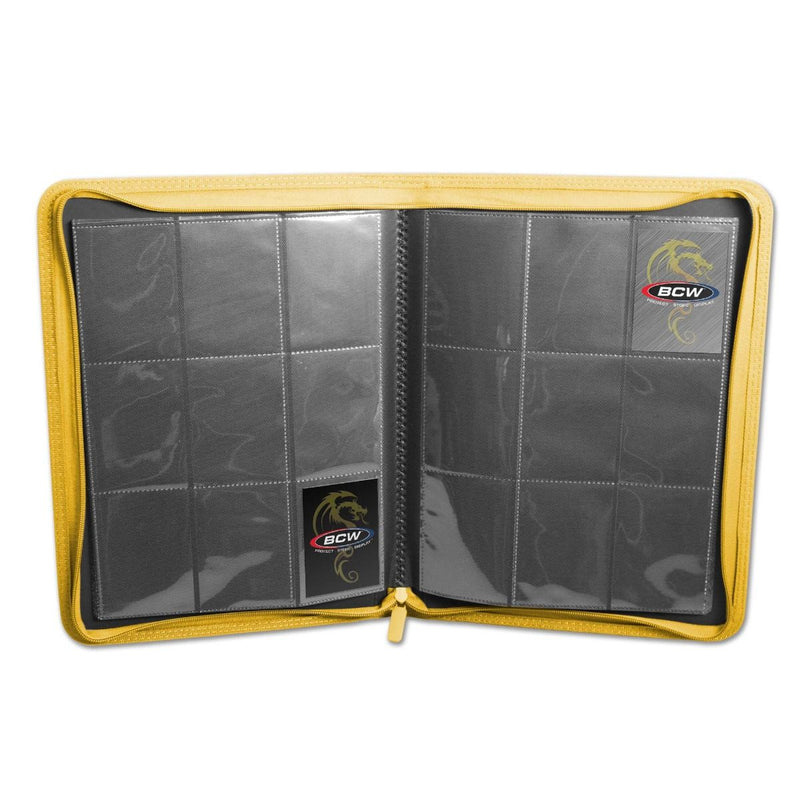 BCW Z-Folio 9-Pocket Album - Yellow