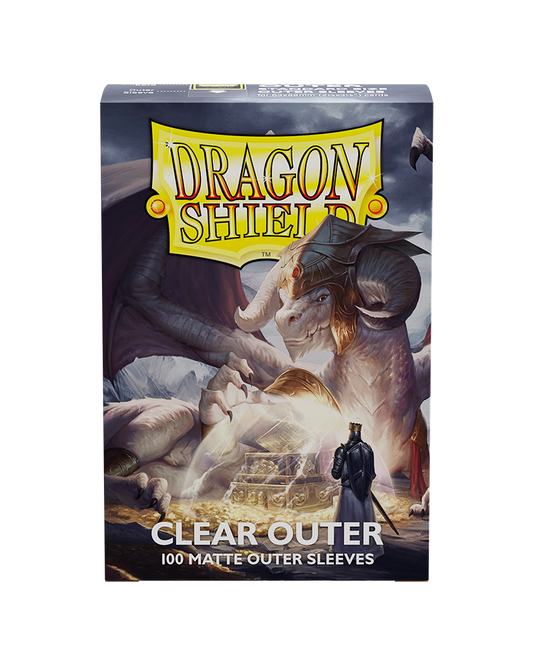 Dragon Shield: 100ct Outer Sleeves - Clear Matte (Standard)
