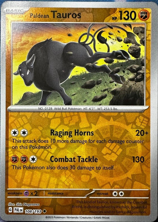 Paldean Tauros - 108/193