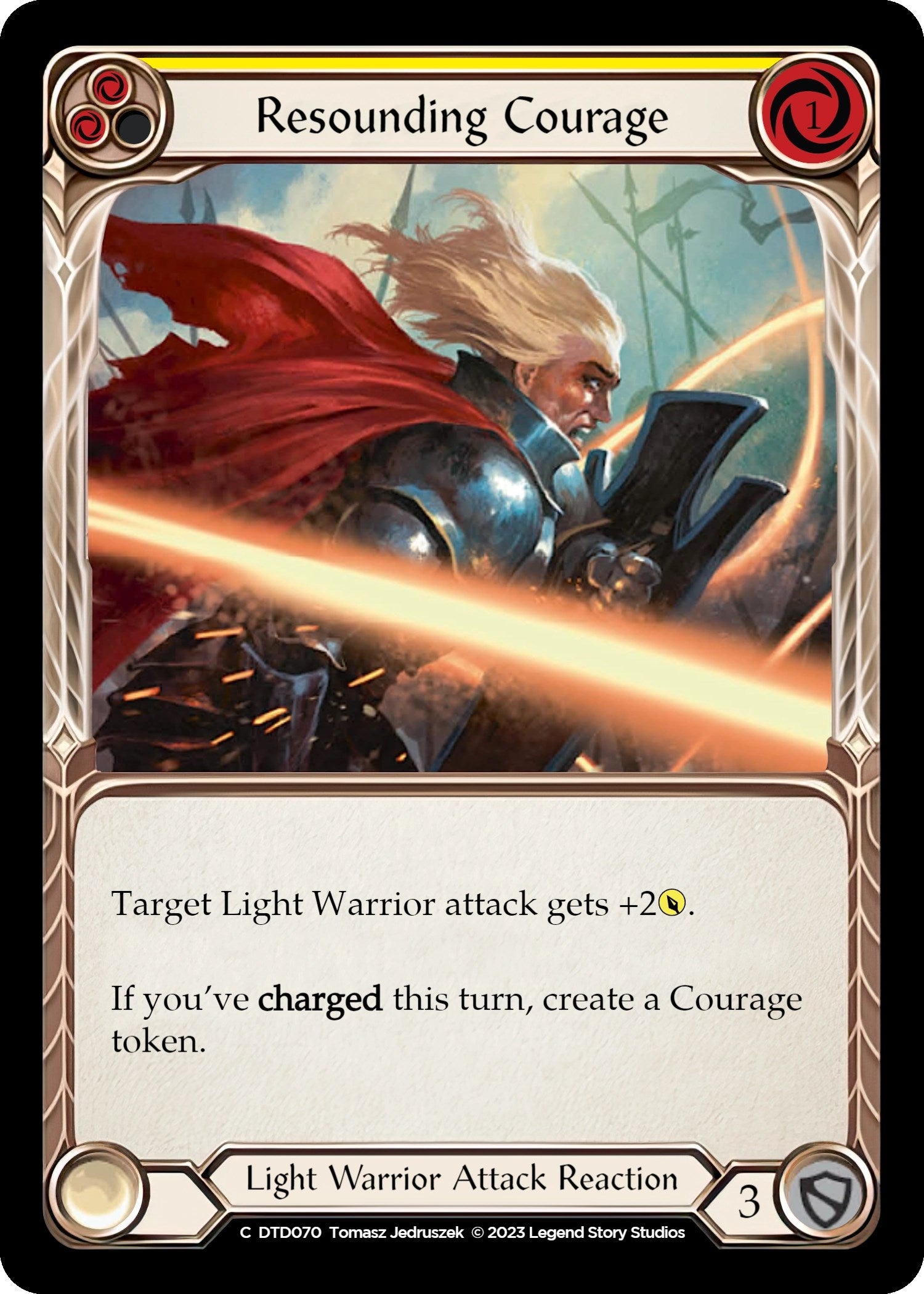 Resounding Courage (Yellow)