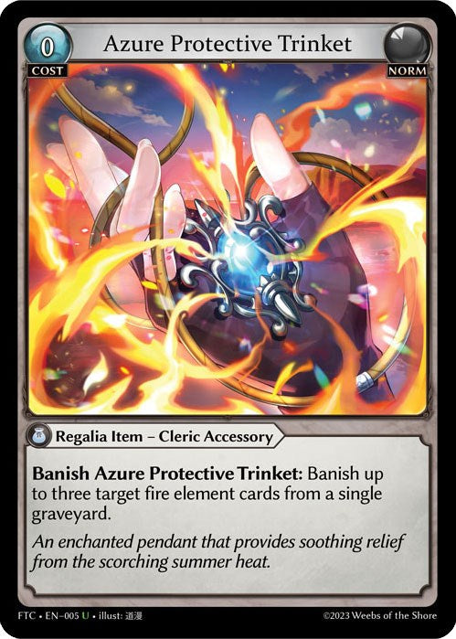 Azure Protective Trinket