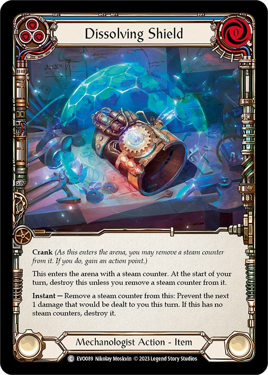 Dissolving Shield (Blue)