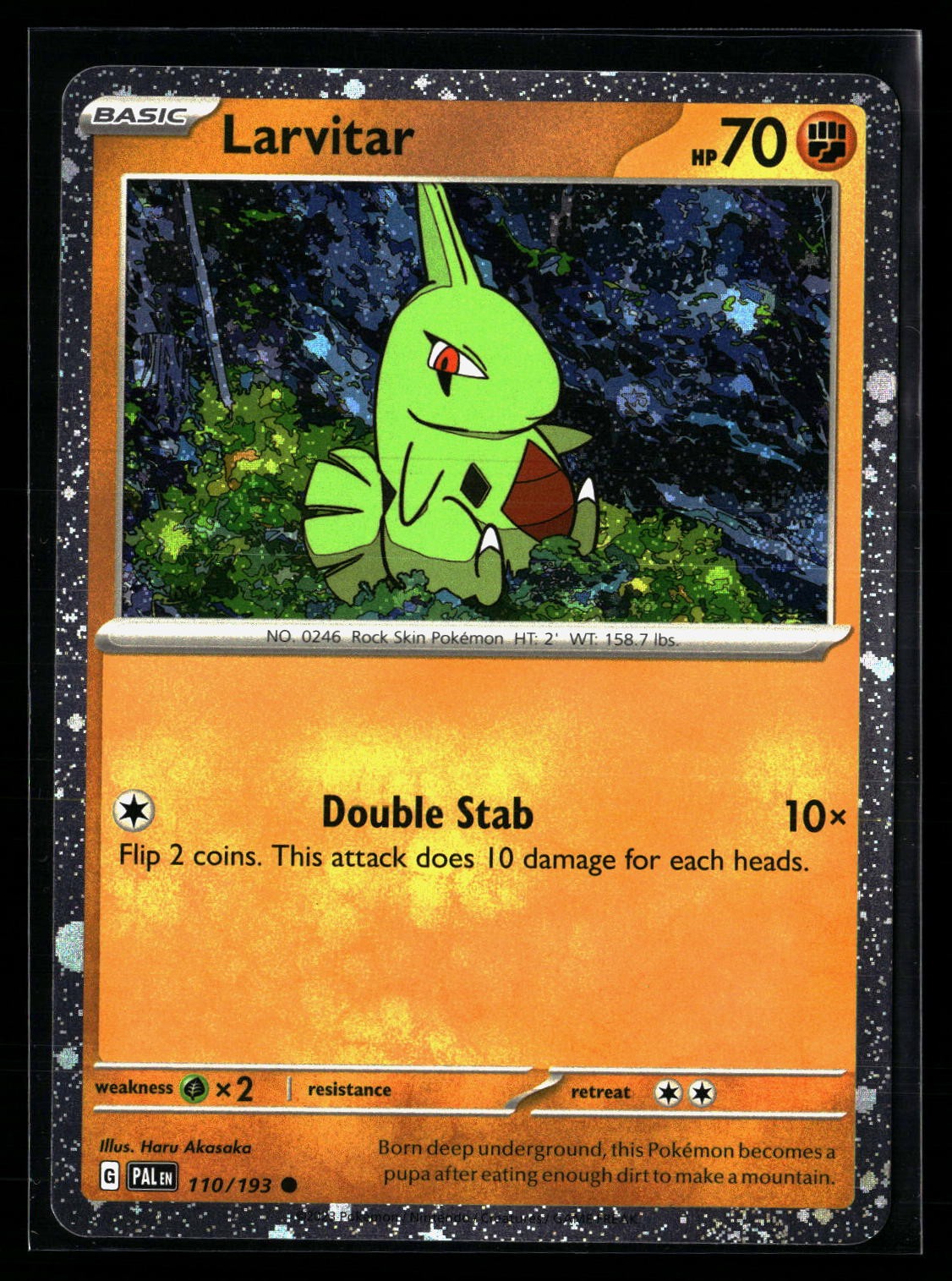 Larvitar - 110/193 (Cosmos Foil)