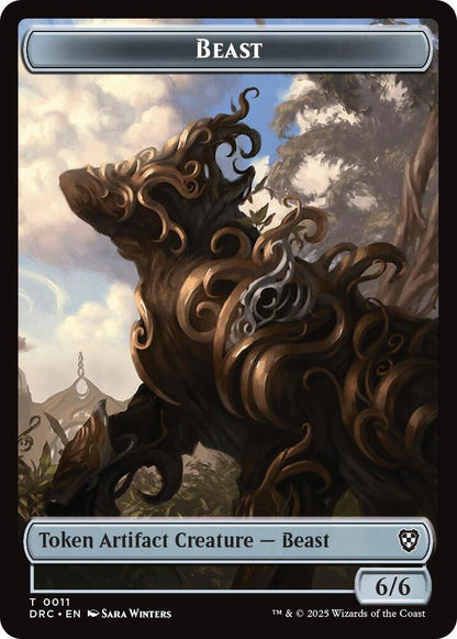 Construct // Beast (0011) Double-Sided Token (Back)