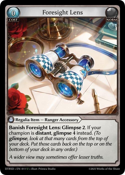 Foresight Lens