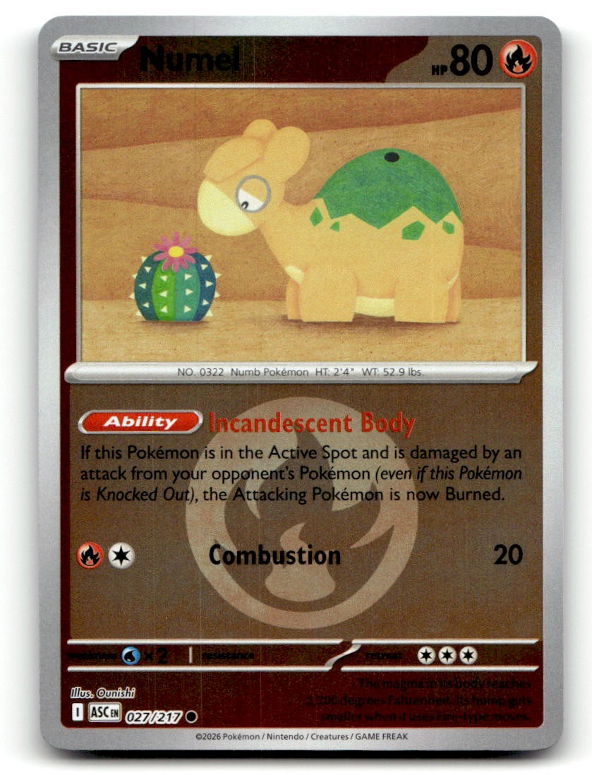 Numel - 027/217 (Energy Symbol Pattern)