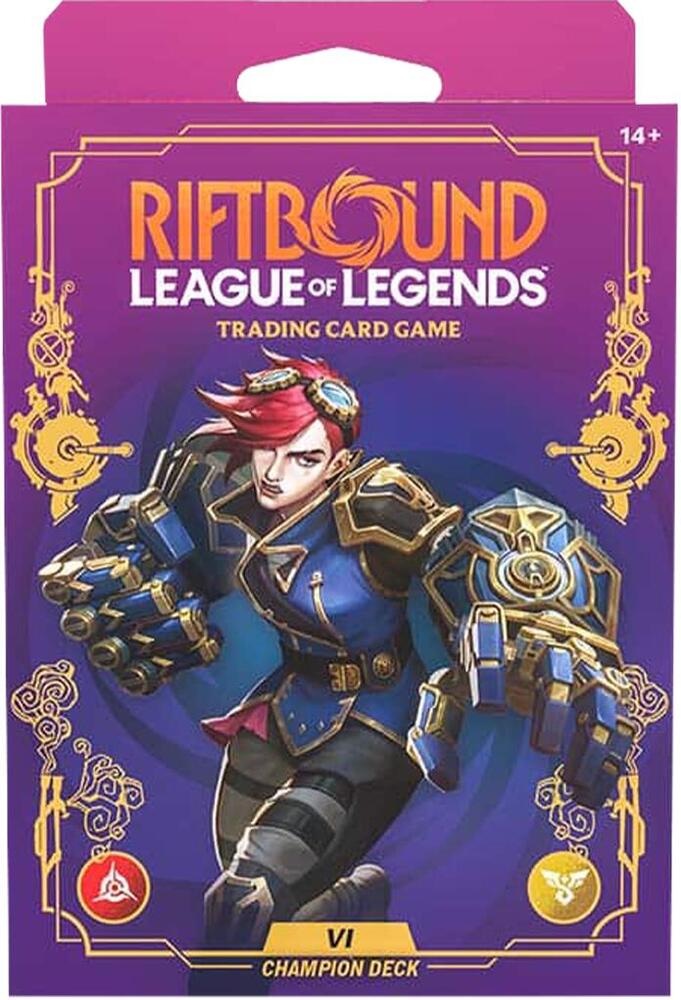 Riftbound League of Legends TCG Unleashed Vi Champion Deck