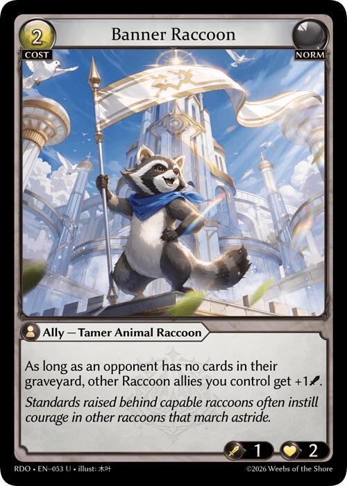 Banner Raccoon