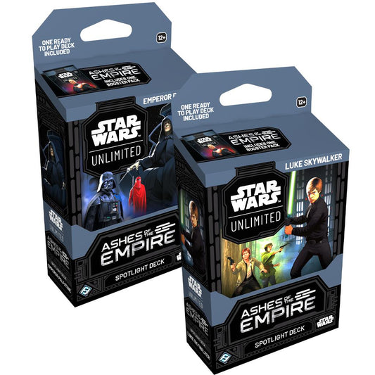 [Preorder] Ashes of the Empire - Spotlight Deck Pair: Emperor Palpatine & Luke Skywalker