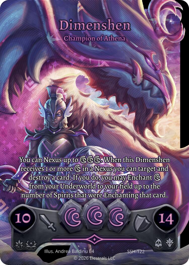Dimenshen - Champion of Athena (Full Art)