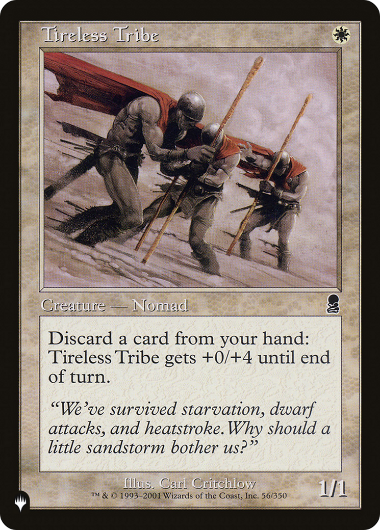 Tireless Tribe [The List]