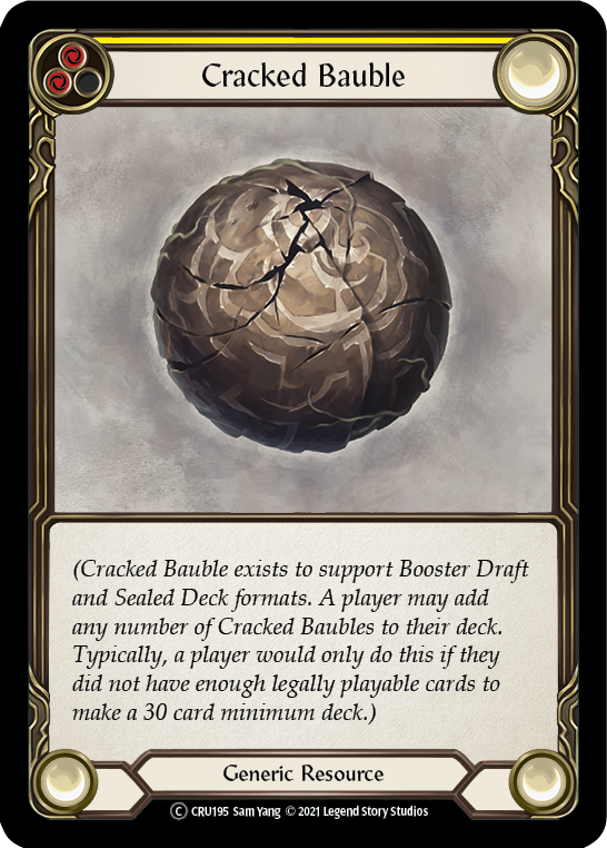 Cracked Bauble [U-CRU195] (Crucible of War Unlimited)  Unlimited Rainbow Foil