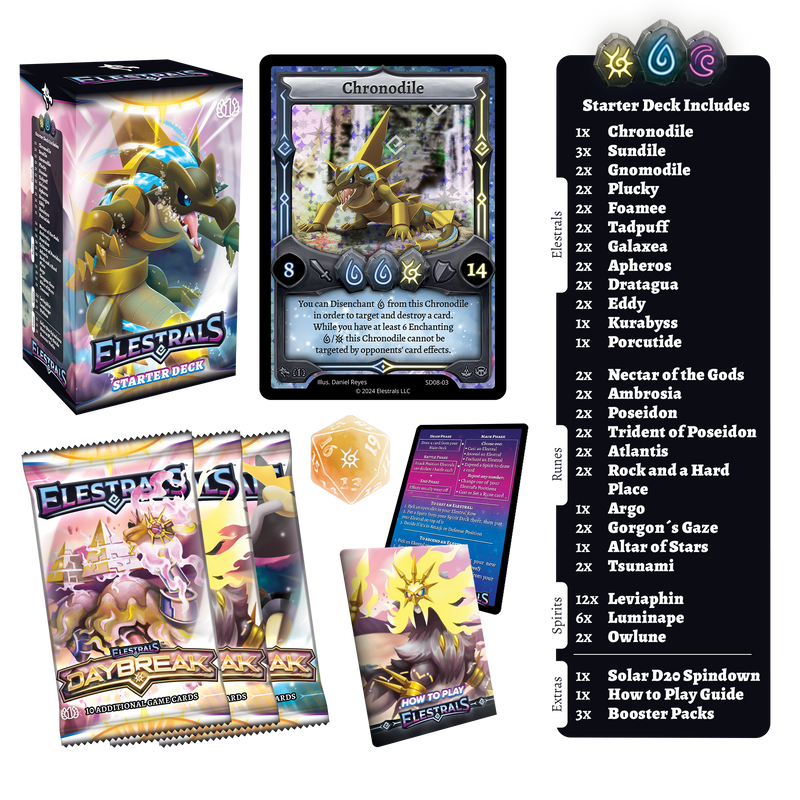 Chronodile Starter Deck with 3 Packs