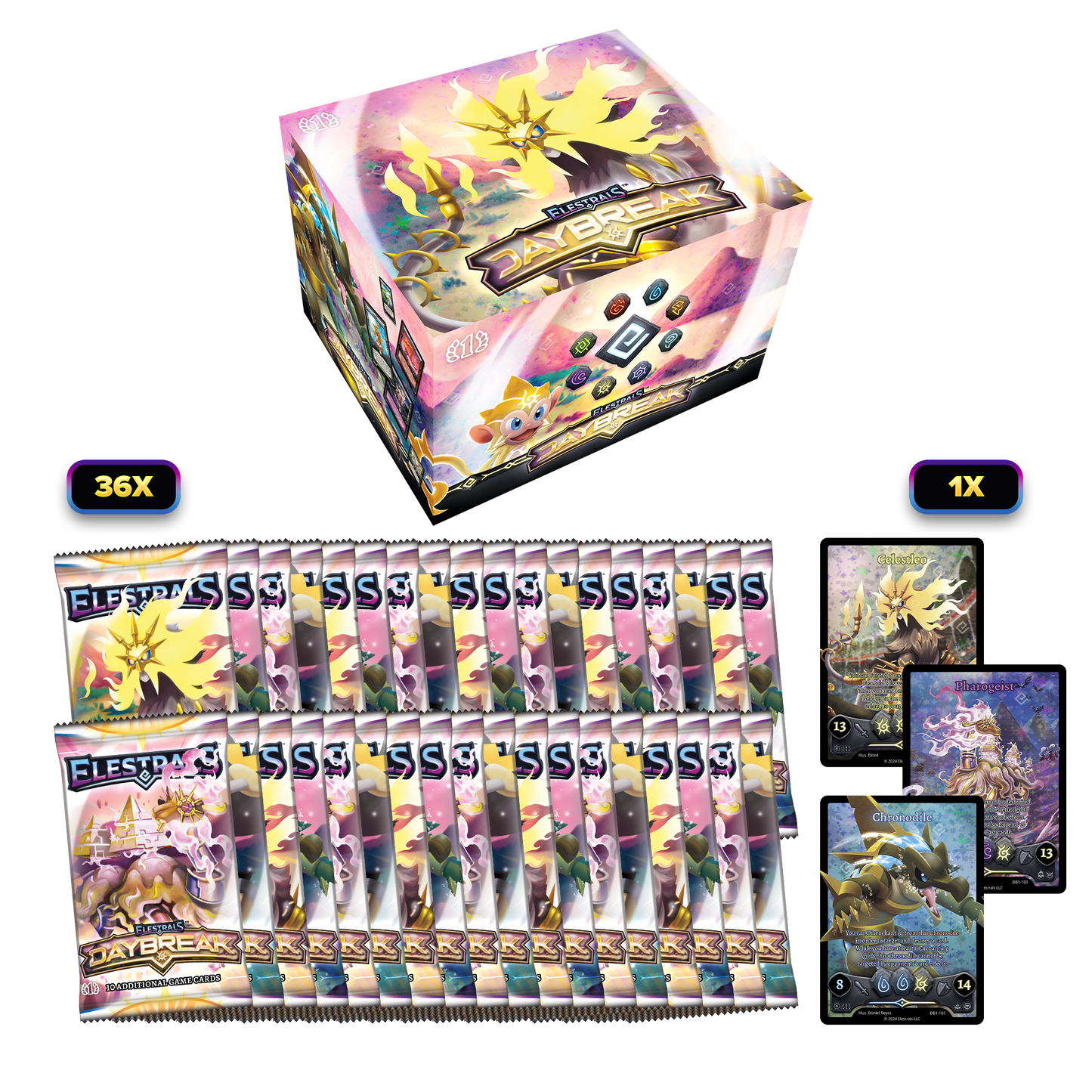 Elestrals - Daybreak Booster Box + LGS Promo