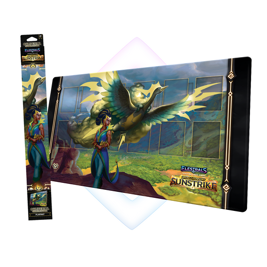 Elestrals - Sunstrike Ohmperial Champion of Hera Playmat