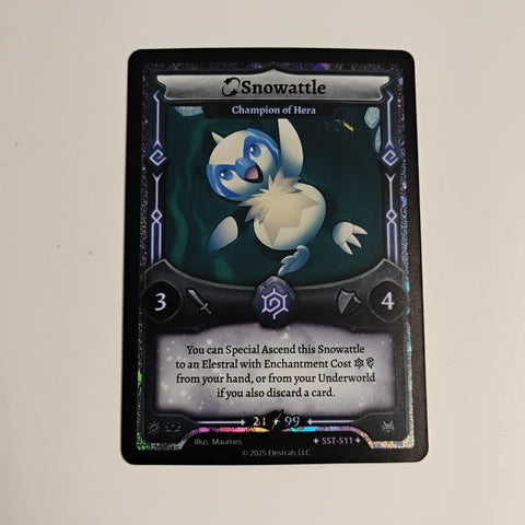 Elestrals - Stellar Snowattle "Champion of Hera" (Serialized #21/99)