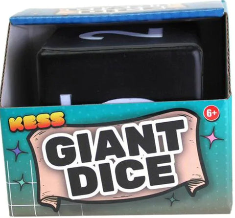 KESS: 1CT Oversized D6 Foam Die - Black