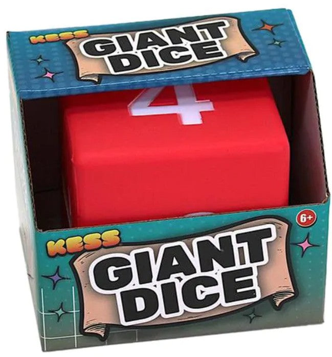 KESS: 1CT Oversized D6 Foam Die - Red