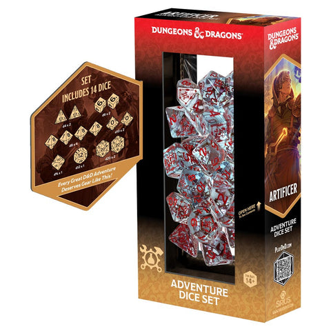 D&D Adventure Dice: Artificer (Clear)