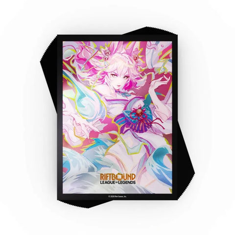 Riftbound TCG: Spiritforged Art Sleeves - Spirit Blossom Ahri 100CT [PRE-ORDER]