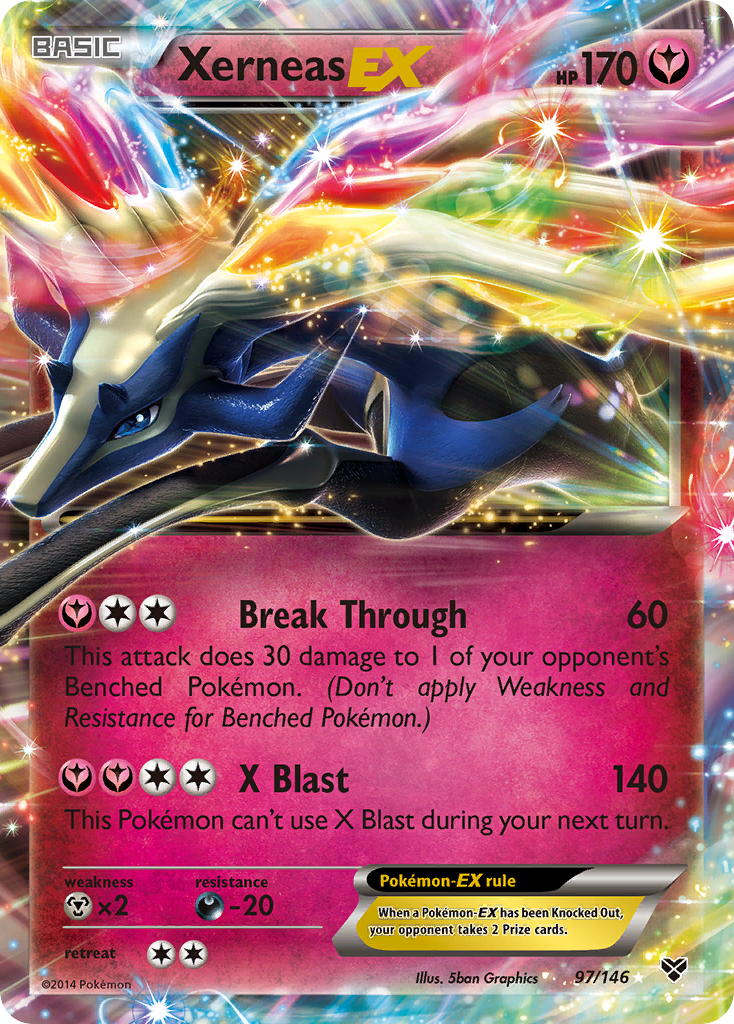 Xerneas EX (97/146) [XY: Base Set]