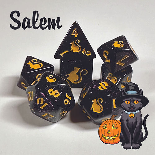 Dice: 7-Set Kitty Clacks: Salem