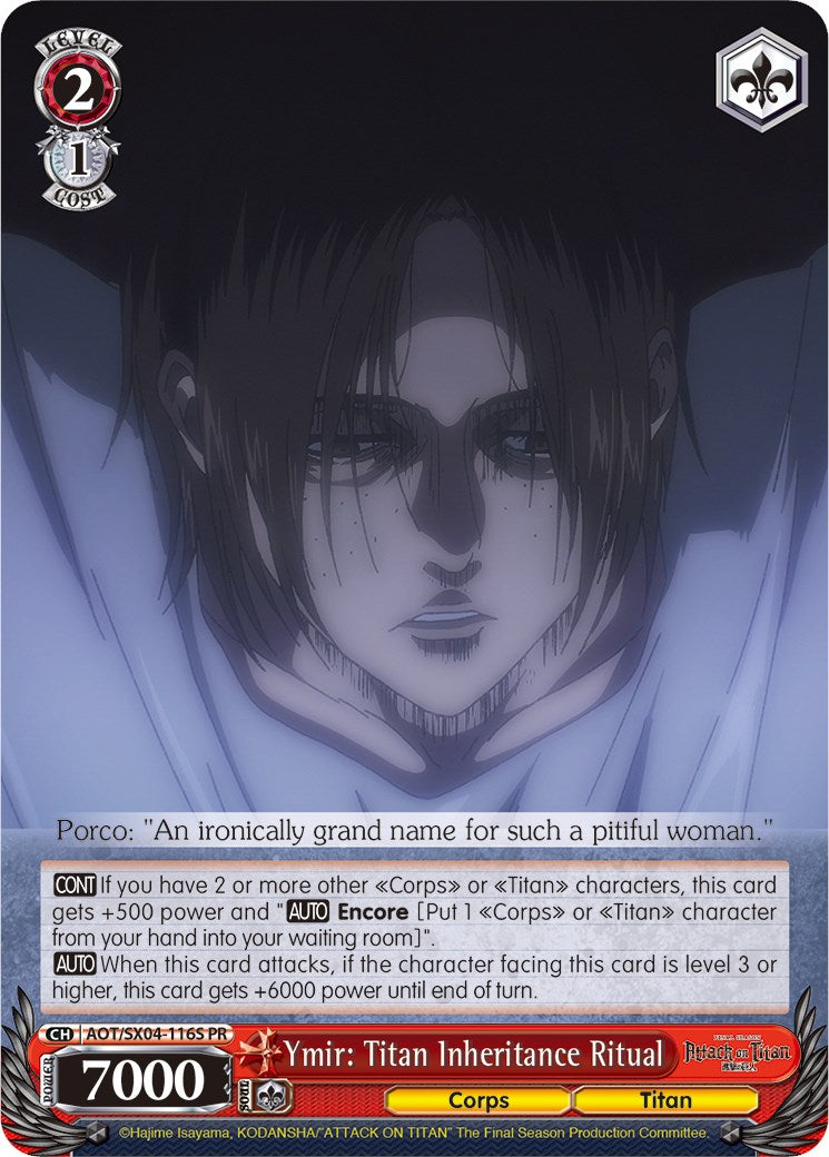 Ymir: Titan Inheritance Ritual (Foil) [Attack On Titan: Final Season]