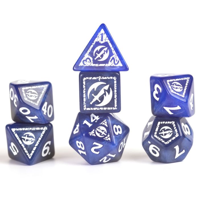 D&D Adventure Dice: Fighter (Blue)