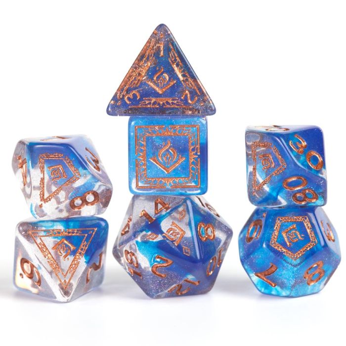 D&D Adventure Dice: Wizard (Blue)