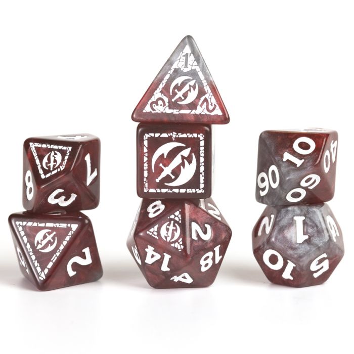 D&D Adventure Dice: Fighter (Red)