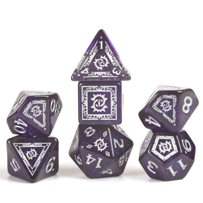 D&D Adventure Dice: Warlock (Purple)