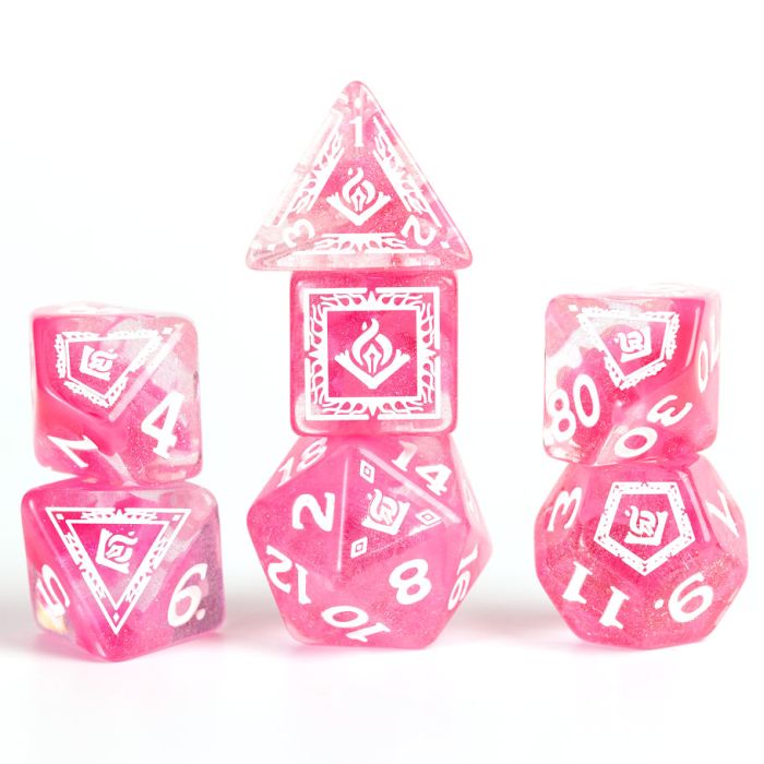 D&D Adventure Dice: Wizard (Fuchsia)