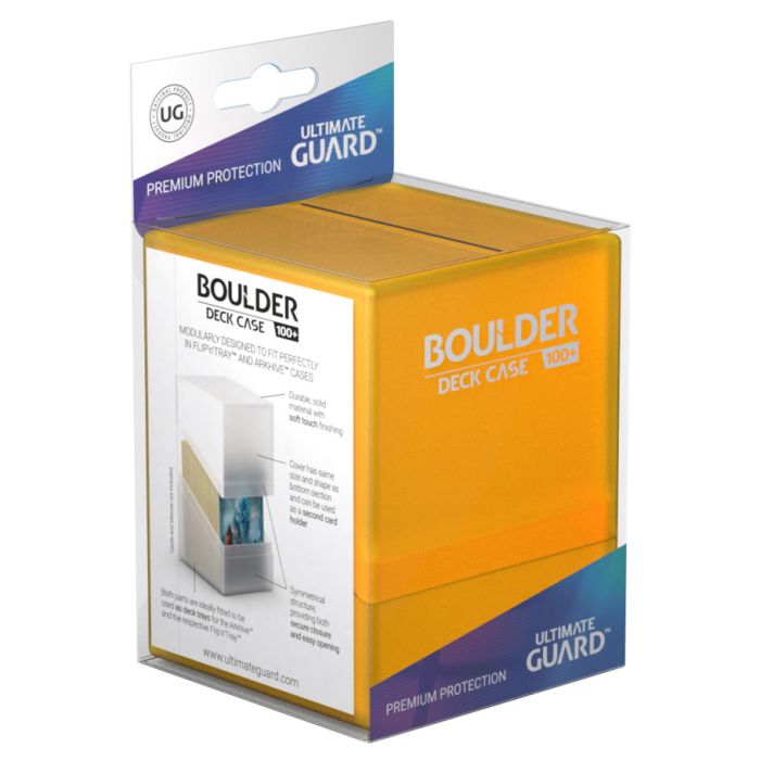 Ultimate Guard: Deck Box: Boulder: 100+: Amber