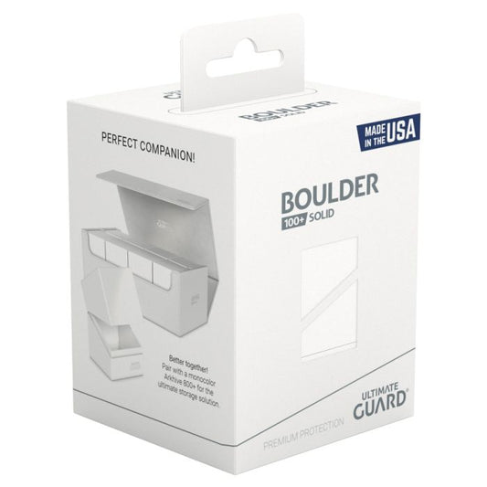 Ultimate Guard: Deck Box: Boulder: 100: White