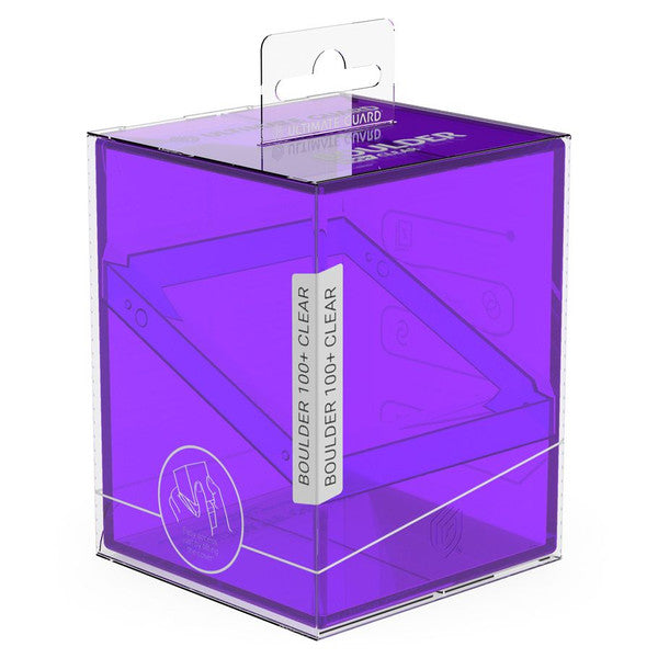 Ultimate Guard: Deck Box: Boulder: Clear: 100+: Amethyst