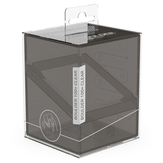 Ultimate Guard: Deck Box: Boulder: Clear: 100+: Onyx