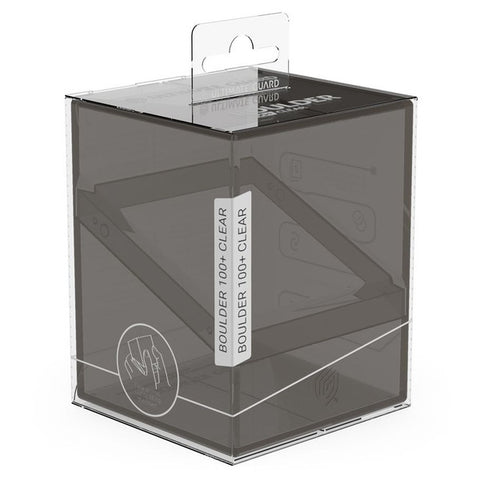 Ultimate Guard: Deck Box: Boulder: Clear: 100+: Onyx