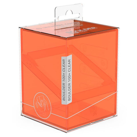 Ultimate Guard: Deck Box: Boulder: Clear: 100+: Poppy Topaz