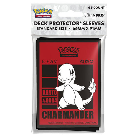 Ultra PRO: Standard 65ct Sleeves - Pokemon (Charmander)